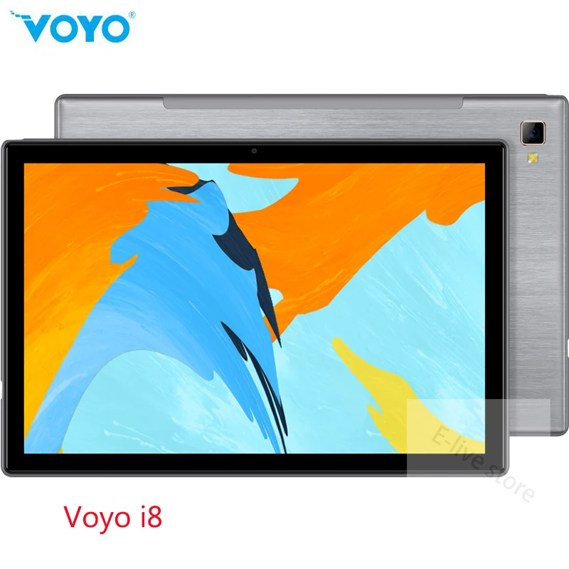 VOYO i8 10 1 дюймов 2 в планшетный ПК 4 ГБ ОЗУ 64 Гб ПЗУ Android 8 SIM LTE GPS 6400 мАч|Планшеты| |