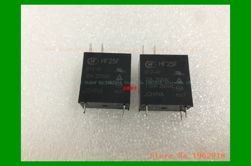 

JQC-25F-012-H HF25F-012-H 3 20A250VAC
