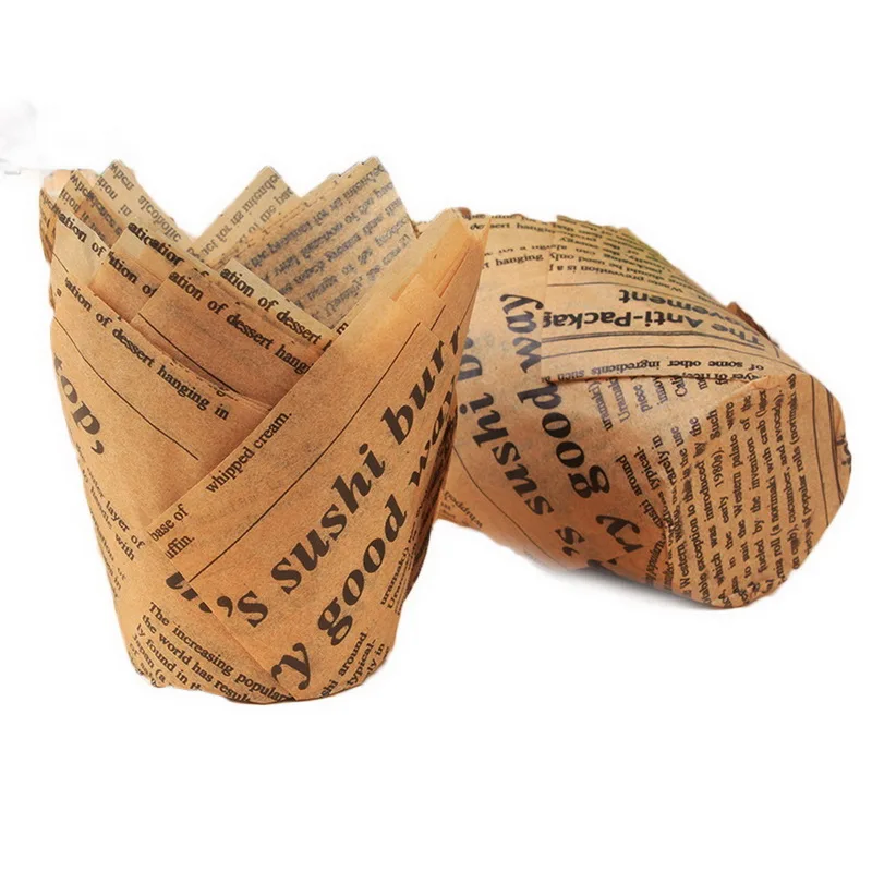 50 шт. кексовая бумага для маффинов подкладка кексов свадебной вечеринки Кексовые