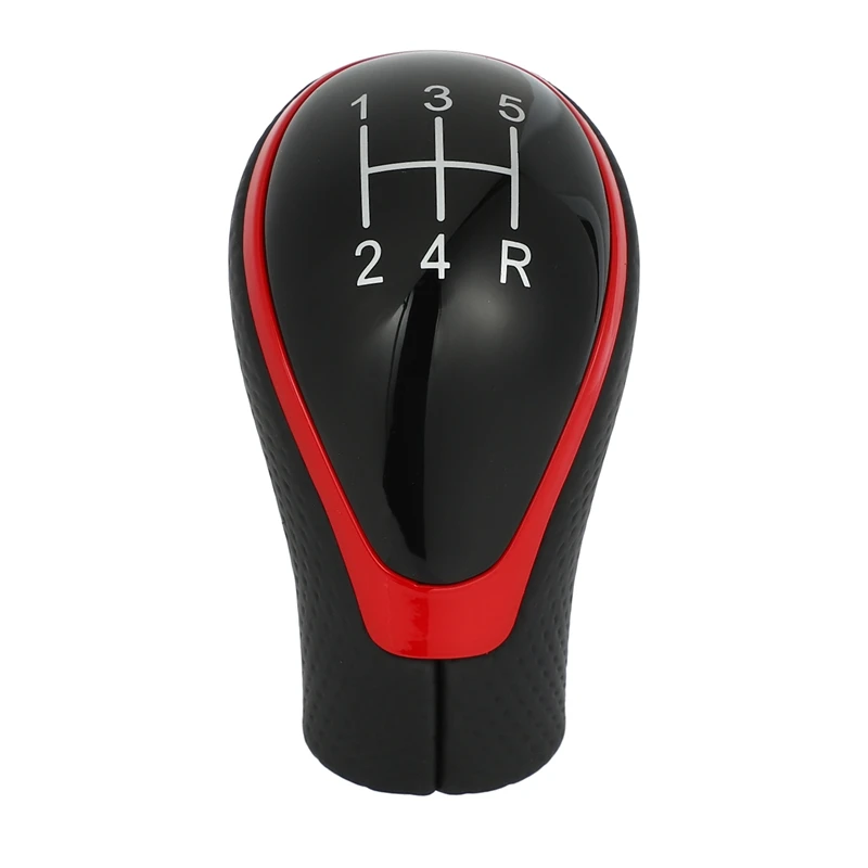 

Car 5 Speed Leather Gear Shift Knob Shift Handle for Mitsubishi ASX V73 Pajero Sport Grandis Lancer