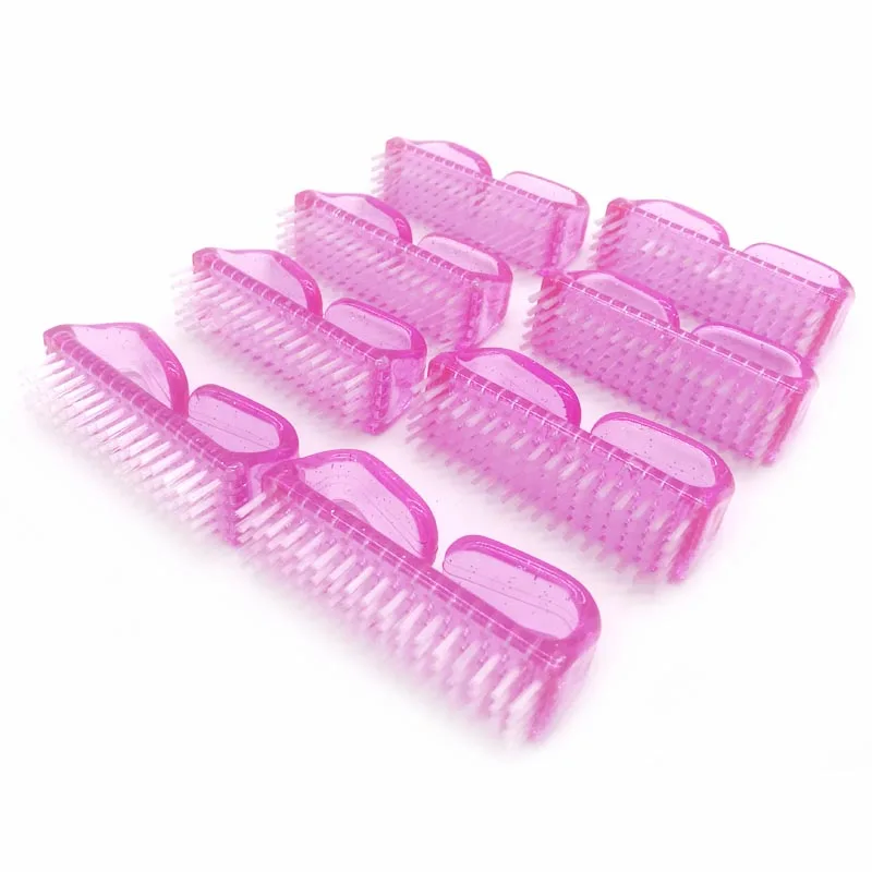 

8 Pcs Nail Brushes Nail Art Tools Pink Color Nail Gel Brush Big Size Soft Remove Dust Polygel Brush Pinceles Manicura Ongel Gel