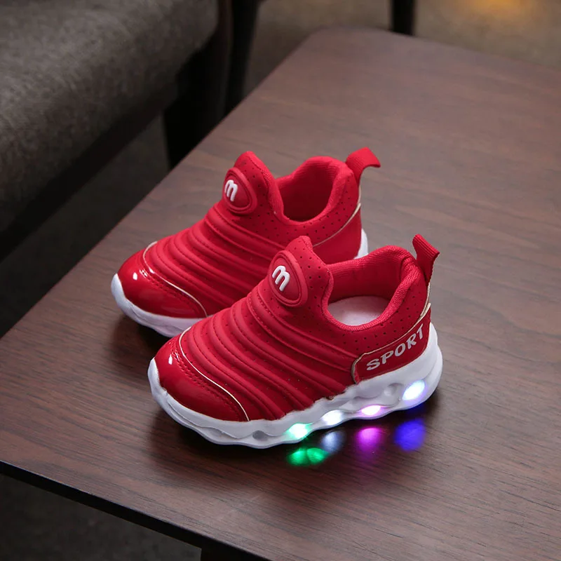 

Children Boys Shoes With Sole Enfant Led Light Luminous Sneakers Girls Shoes Kids Led Shoes 2020 New Glowing Sneakers Footwear