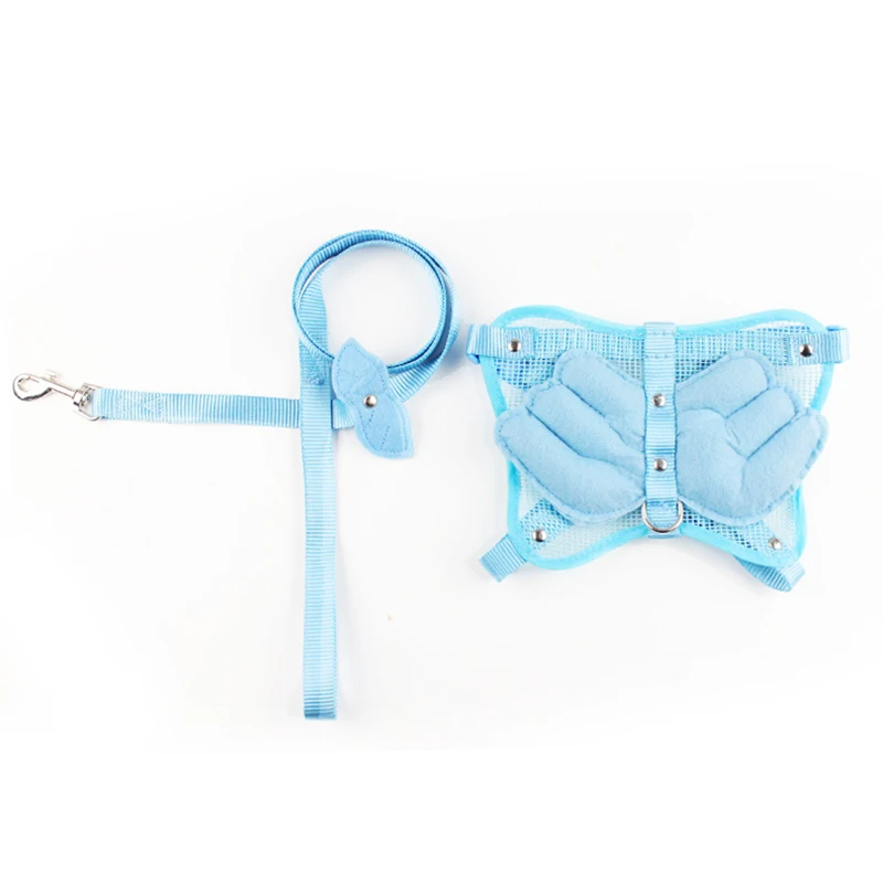 Шлейка с крыльями ангела для кошек одежда маленьких собак милый ошейник щенков