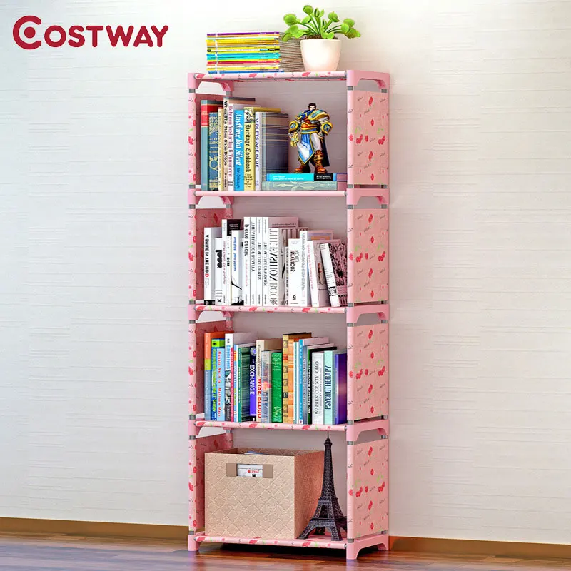 COSTWAY книжная полка для хранения книг детская книжная стойка книжный шкаф для домашней мебели Boekenkast Librero estanteria kitaplik