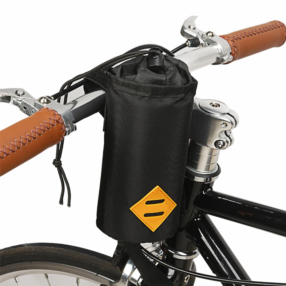 

Black Portable Mountain Water Bottle Holder Polyester Sport Hanging Carrier Bicycle Drink Insulated Stem Bag Storage Cup