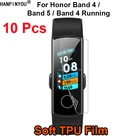 10 шт.лот, для Honor Band 4  Band 54, спортивные Смарт-часы для бега, мягкие часы из ТПУ, Защитная пленка для экрана (не закаленное стекло)