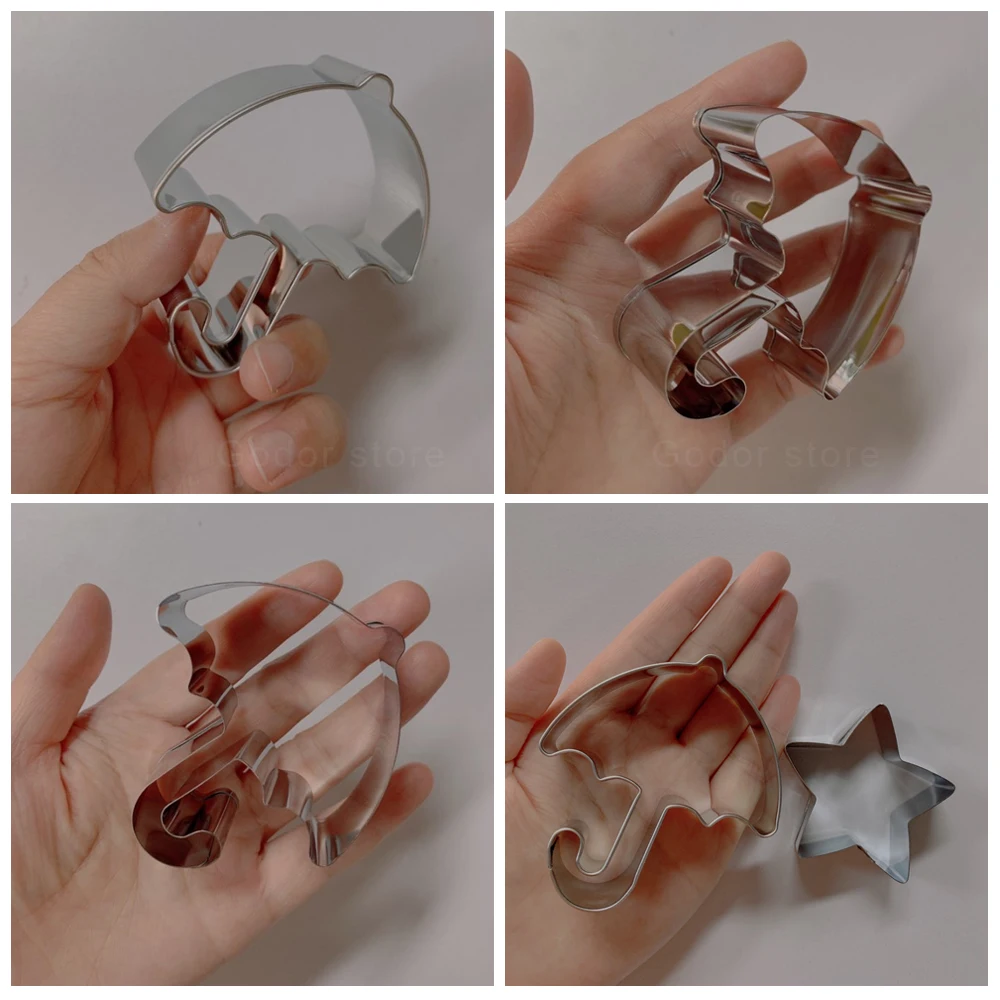 6/9/12 шт. гребень для сладостей Dalgona форма сахара зонт звезда треугольник печенья