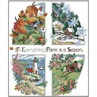 Всесезонные пейзажные узоры Счетный крест 11CT 14CT 18CT DIY китайские наборы для вышивки крестиком наборы для вышивки