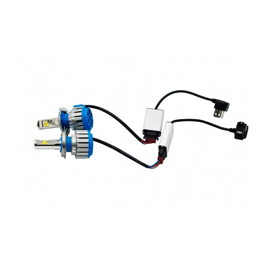 Комплект автомобильных светодиодных ламп CARCAM H4 40 Вт/2шт|Передние LED-фары для авто|