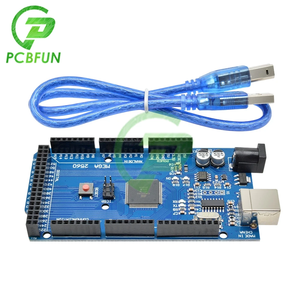 1 набор совместим Atmega2560-16AU CH340 CH340G ATMEGA 2560 R3 доска для рисования 5V Mega2560 + зарядка