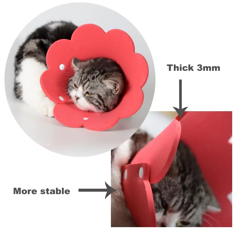 Регулируемый ошейник для собак и кошек мягкий конус заживления Ранок умный