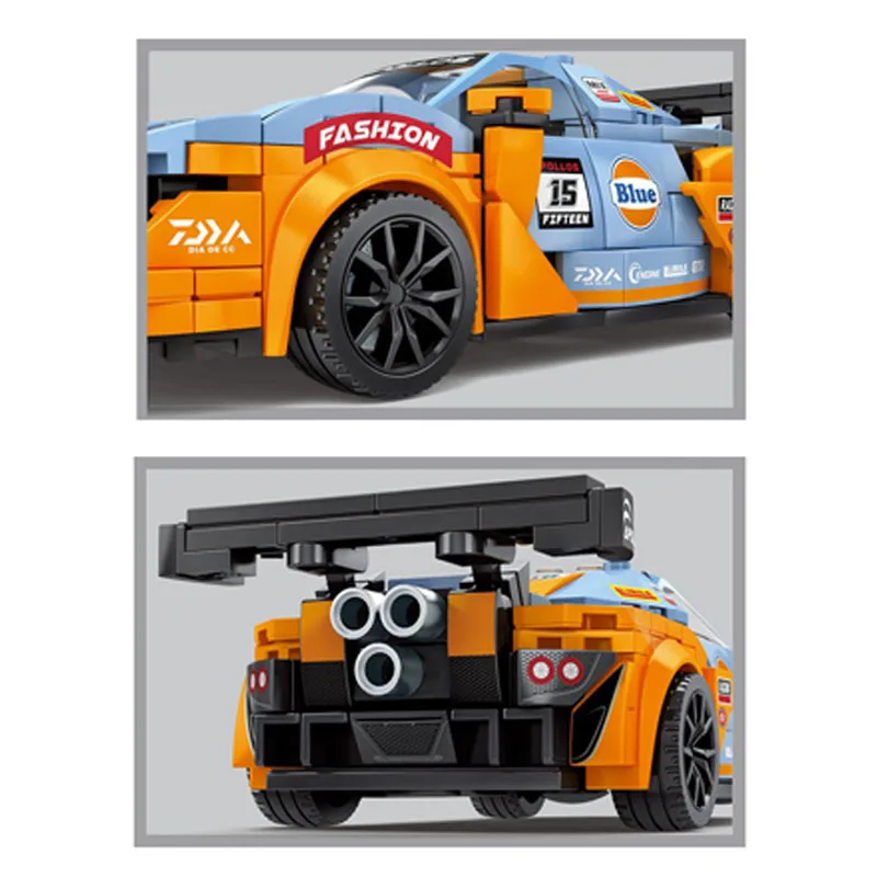 

Creator Racing The Sun God Pull Back Car Speed Champions Building Blocks Supercar Racer Educational Bricks MOC Toys Kids Gift