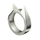 Защитное кольцо из нержавеющей стали для мужчин и женщин, цвет серебристый, золотой, черный, 1 шт.