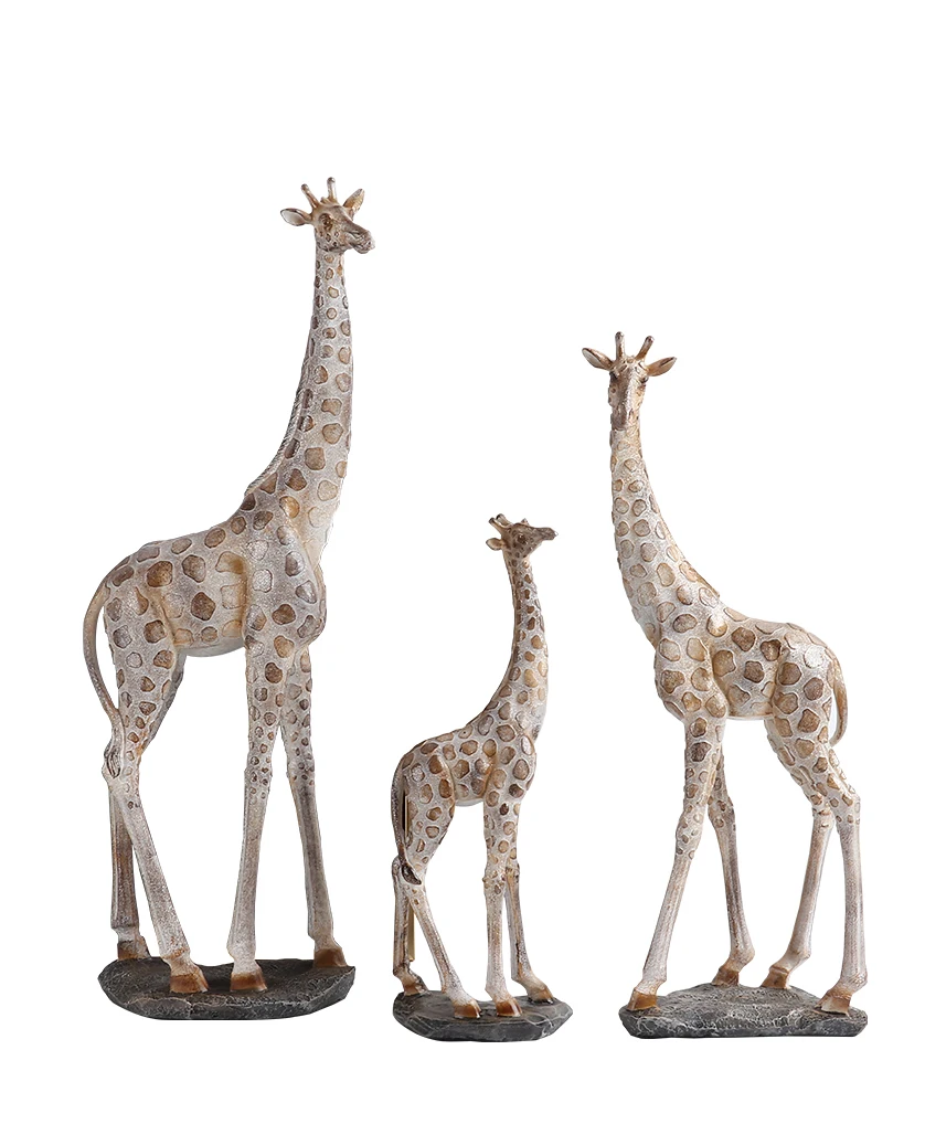 Modern Minimalist Giraffe Statue Decoration Home Window Decoration Crafts