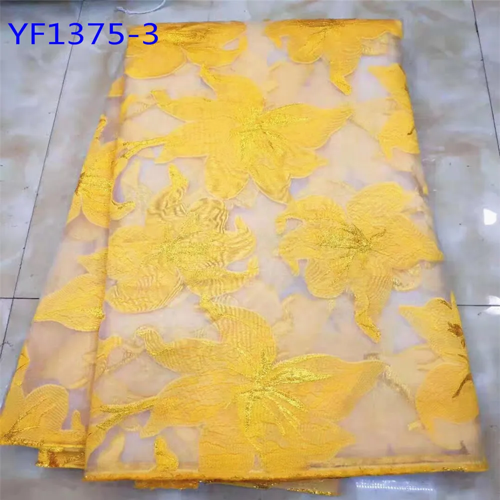 Новейший красный цвет Африканский новый стиль Французский цветок вышитый