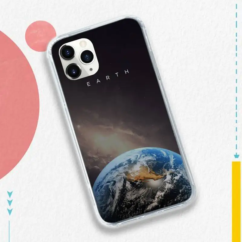

Planets Earth Mars Space Solar System Phone Case for iPhone 11 12 mini pro XS MAX 8 7 6 6S Plus X 5S SE 2020 XR
