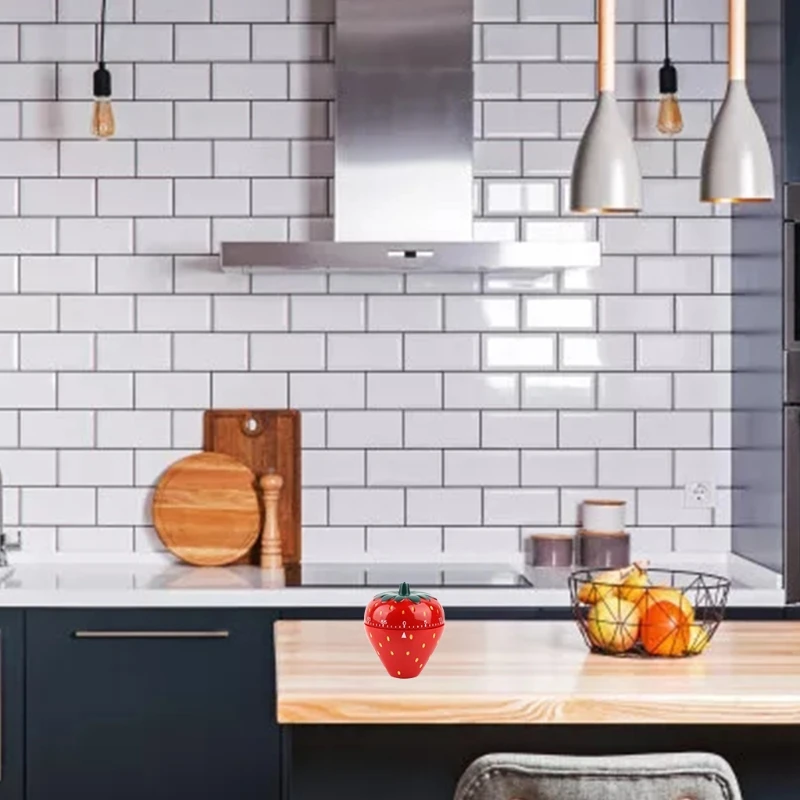 X7AB необычная Милая фруктовая клубника фотосессия 60 минут механический Заводной