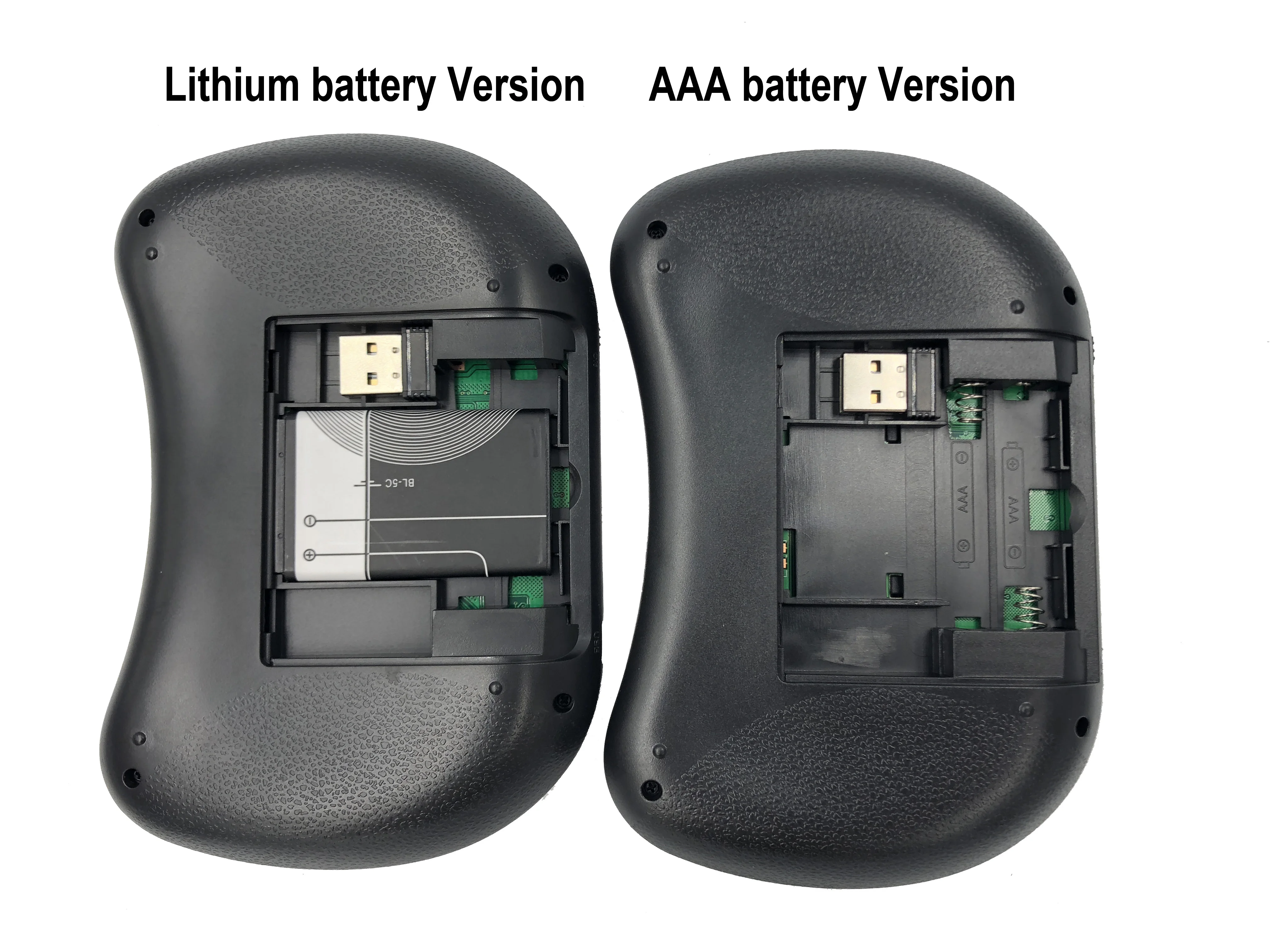 2,4 ГГц USB touch pad I8 Мини Беспроводная клавиатура с разноцветной светодиодной подсветкой на английском, русском, испанском