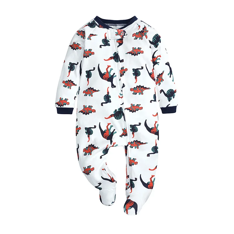 Newborn clothes baby pajamas zipper romper cotton boys girls ropa de bebe zip up jumpsuit | Детская одежда и обувь