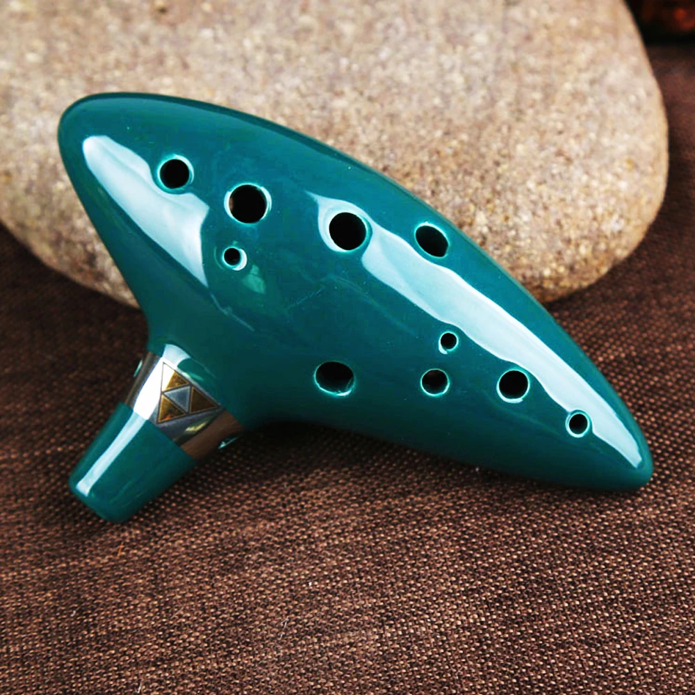 12 отверстий Ocarina Midrange C Sedar Time Flute превосходное качество звука синяя отправляются