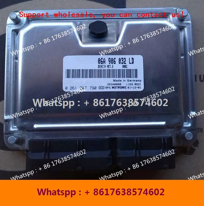 Компьютерная плата для двигателя автомобиля Bora/06A906032EN 0261207297/06A906032EQ 0261206733/06A906032JB