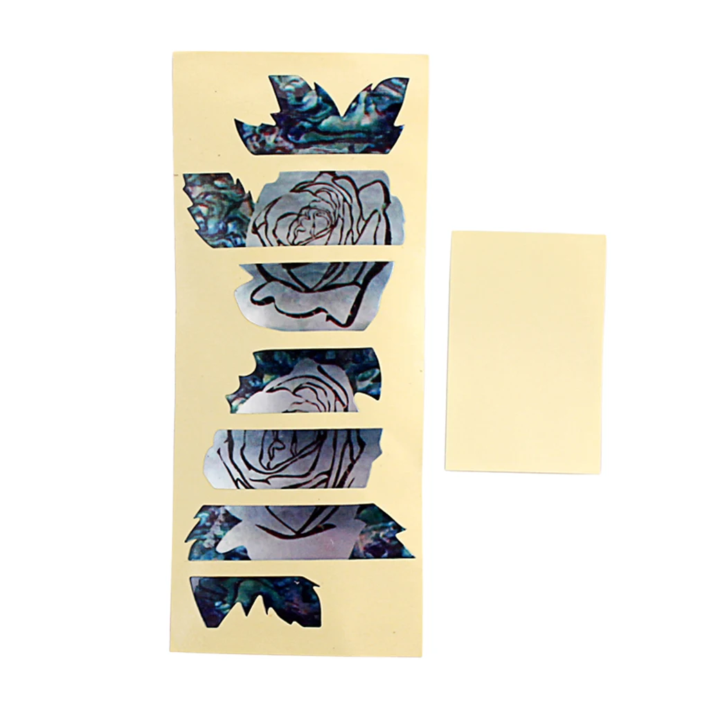 

Rose Pattern Acoustic/Electric Guitar Fretboard Label Sticker DIY Decals
