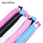 2040 шт. Одноразовые Плиссированные эластичные сетчатые формы нетканые для наращивания ресниц бровей нетканые тканевые макияжные сетки для волос