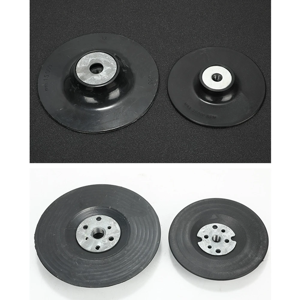 

M10 M14 Angle Grinder Plastic Backing Pad For Abrasive Sanding Fibre Grit Disc Special Tray Steel Paper Grinding Disc New Tools