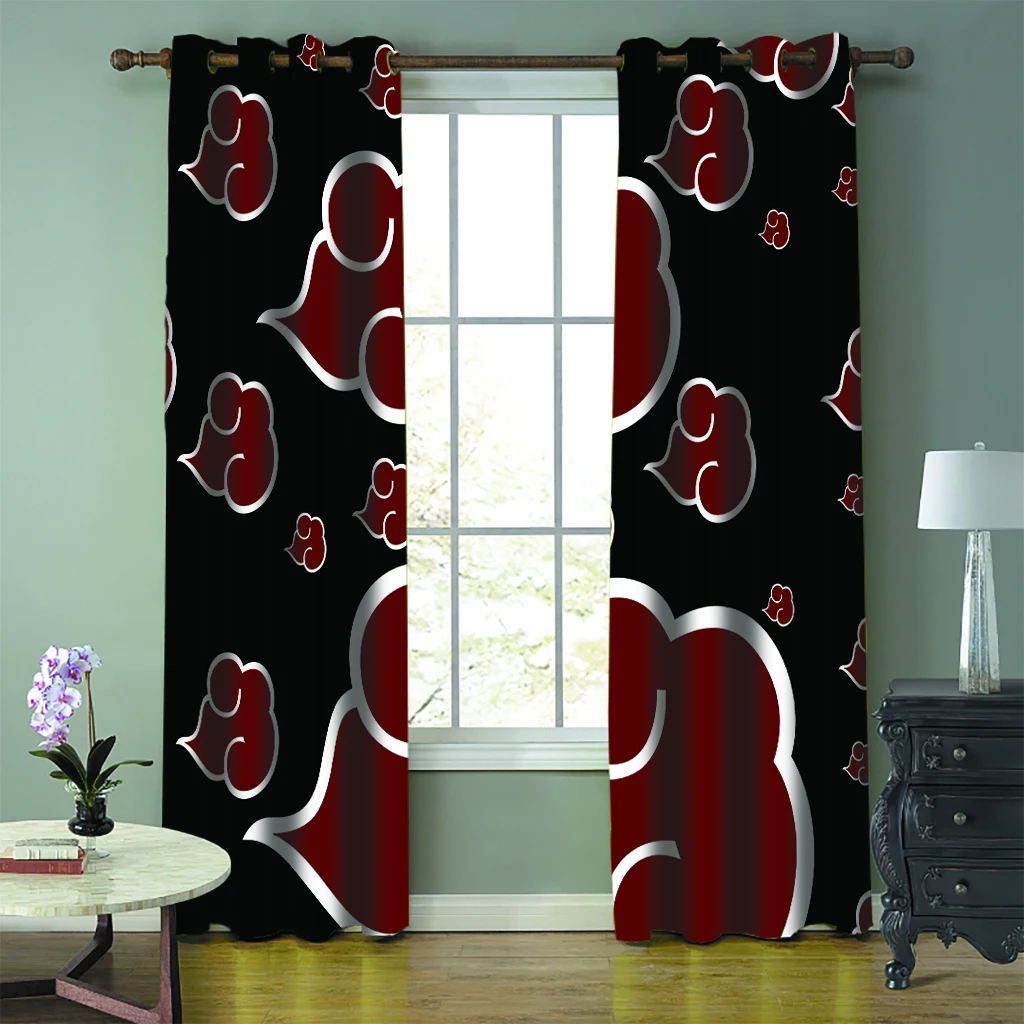 2 панели занавески в стиле ниндзя термоизолированные светонепроницасветильник