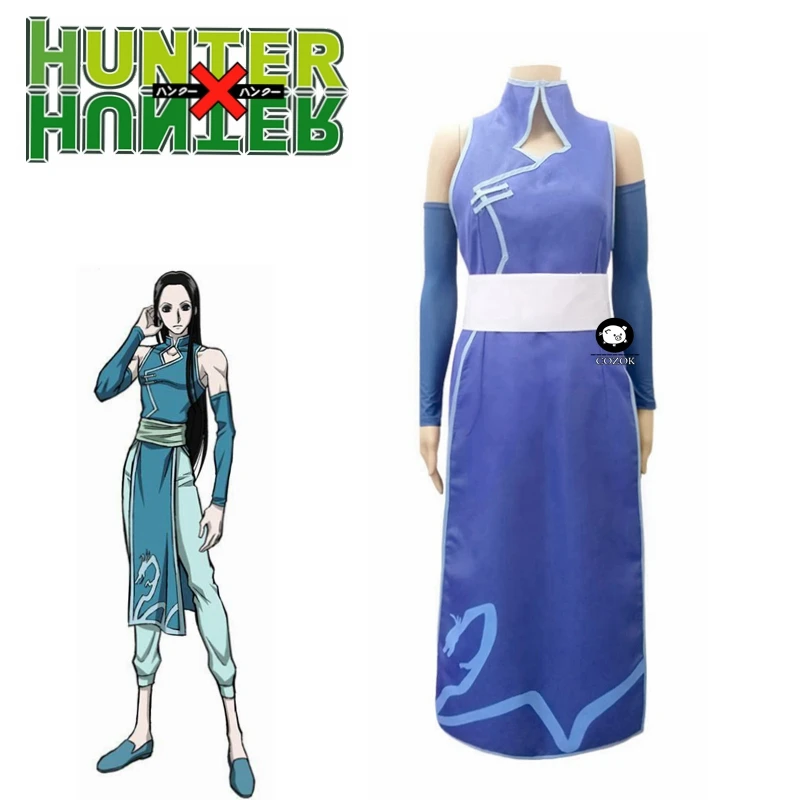 

Hunter X Hunter Illumi Zoldyck Irumi Zorudikku Cosplay Costume Top+Pant+Sleeves