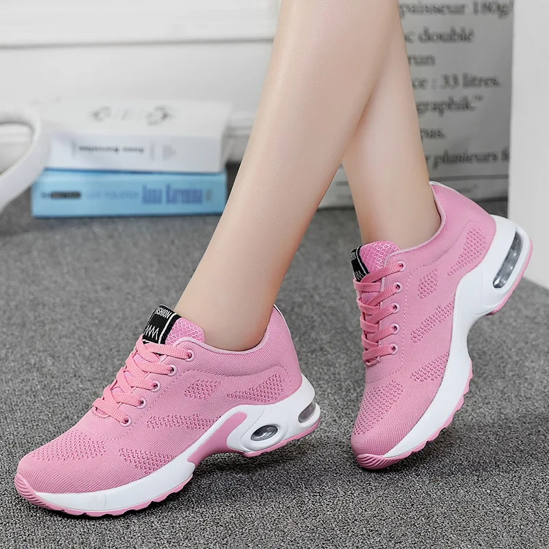 Air Mesh Sneakers Women 2019 Spring Summer Fashion Female New Casual Platform Sport Shoes for Lace Up Flat Shoe | Обувь