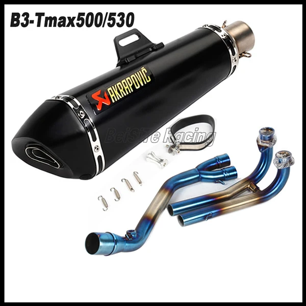 B3 Sticker Слипоны для Yamaha TMAX 530 TMAX 500 TMAX530 TMAX500 2008- TMAX мотоцикл Akrapovic глушитель Выхлопная система - Цвет: B3 Sticker