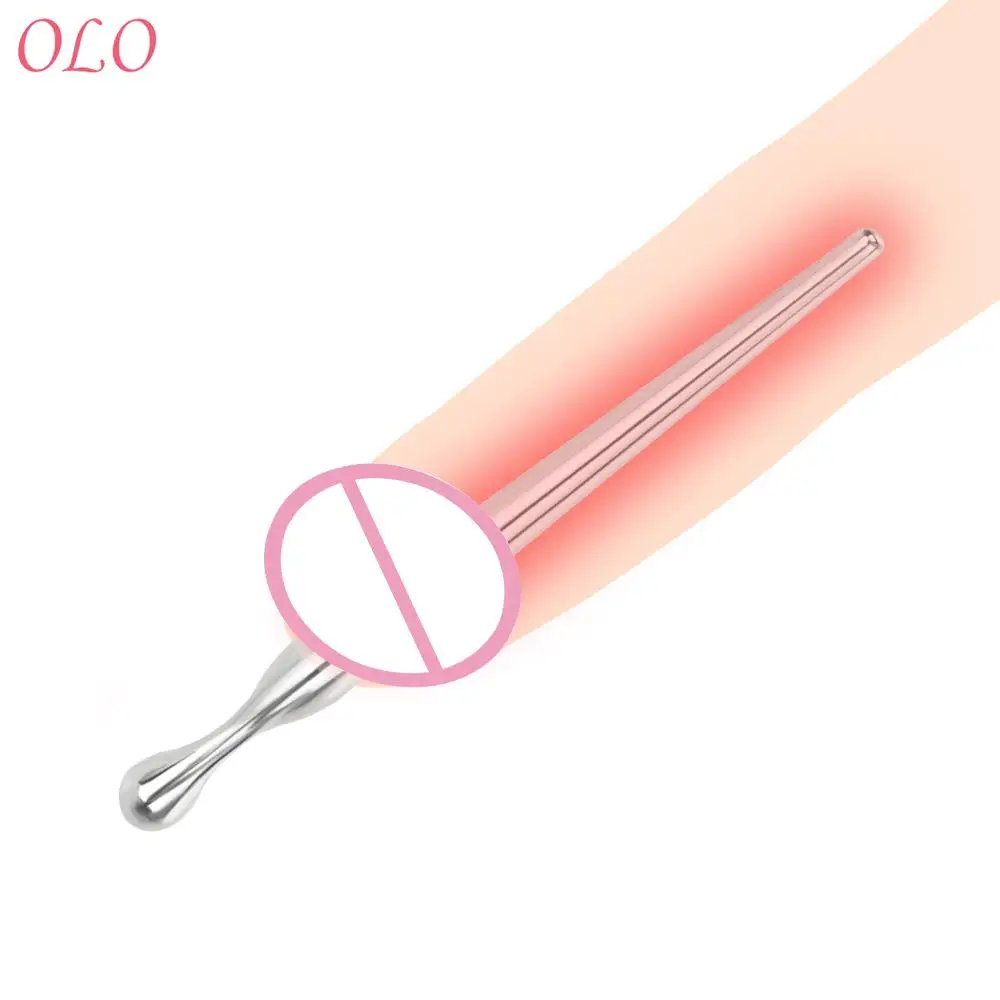 

OLO Urethral Prince Stretching Catheter Sounding Sex Toys for Men Gay Stainless Steel SM Penis Plug Dilator Horse Stimulate