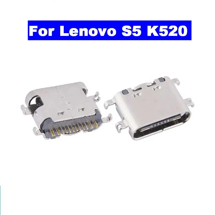 Usb 3.1 tipo Conector c 16 Pinos Fêmea Ângulo Direito Guia Smt Usb Jack 3.1 Versão Soquete Receptáculo para Lenovo s5 K520 50100 Peças