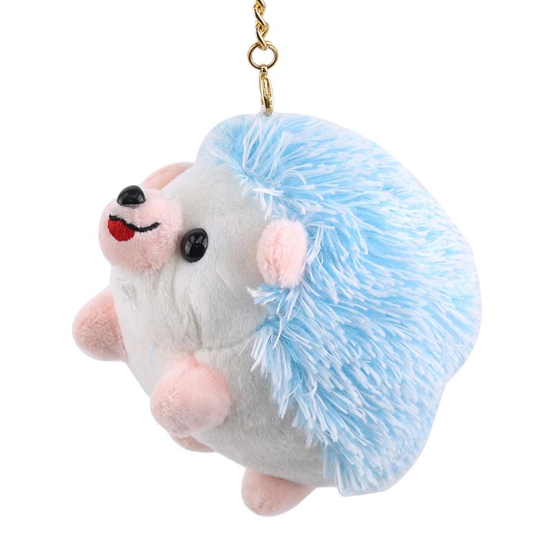 

Cute Plush Hedgehog Toys Key Chain Ring Pendant Plush Toy Animal Stuffed Anime Car Fur Gifts For Women Girl Toys Doll
