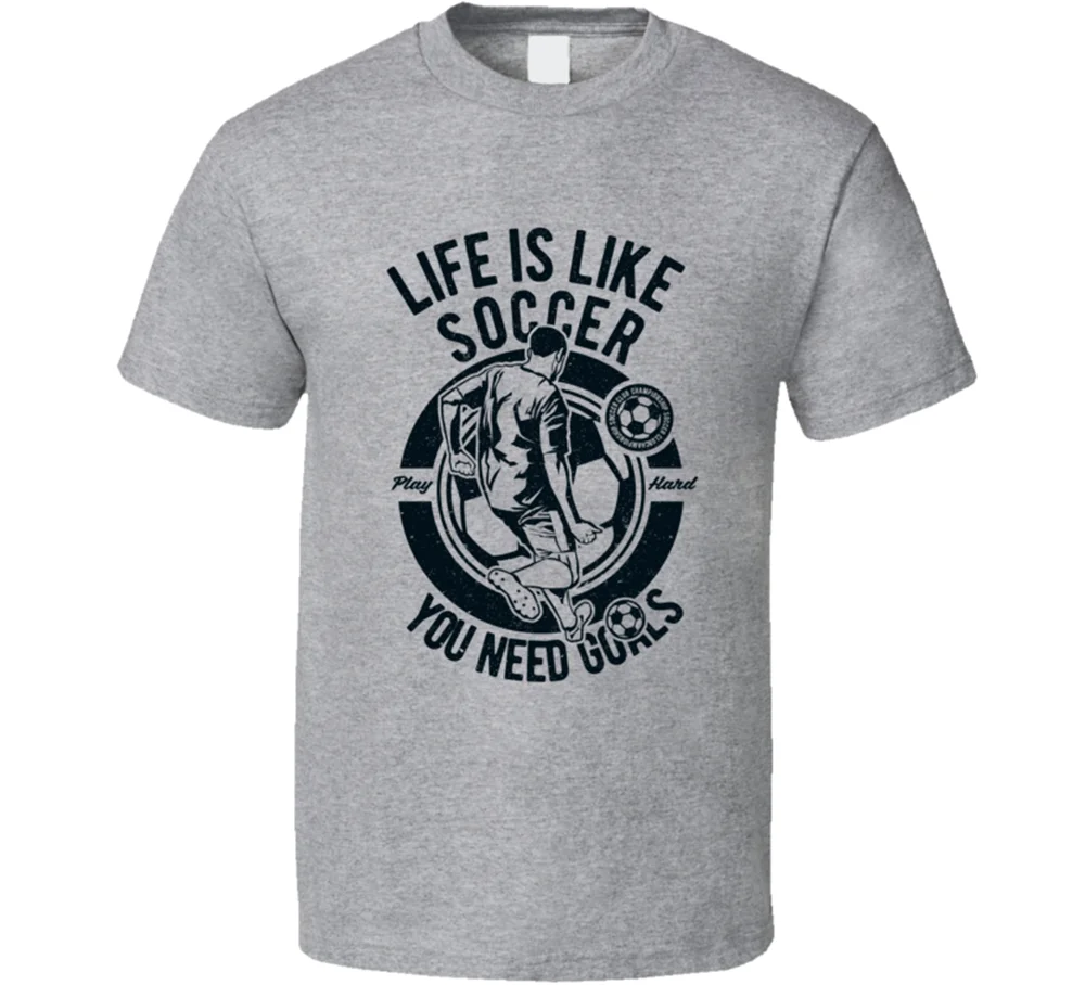Футболки для футбола жизнь как футбол векторная спортивная игра мужские