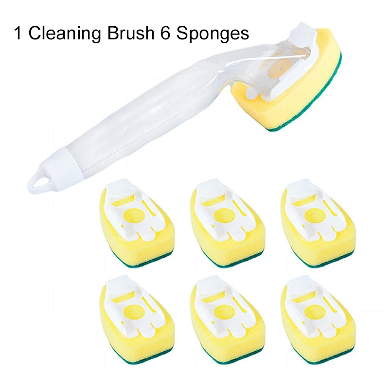

Dish Wand Refills Sponge Heads Brush Replacement Sponge Refill Sponge Pads for Kitchen Room Cleaning Supplies TN99