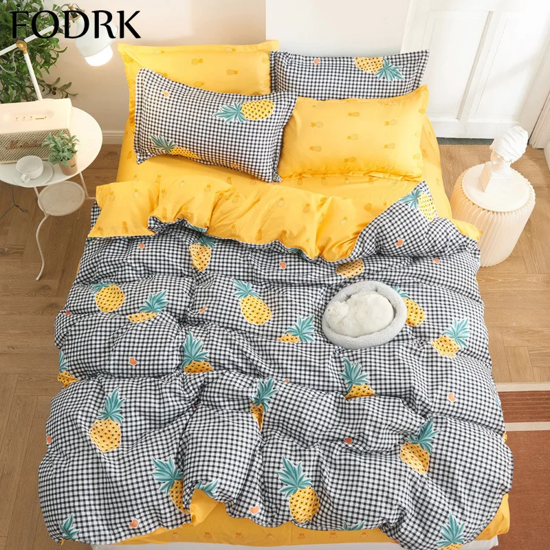 

4 Pcs Quilts Duvet Cover Beds for Home and Comfort Winter Fashion New Children's Single Couple Linen 2 People Pillowcase Sheet