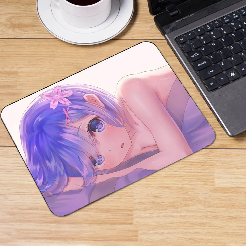 250X200X2MM Аниме Re: 0 девочек шаблон Rem Ram Emilia RE: нулевой пусковой жизни в другом мире клавиатура ПК коврик для мыши коврики резиновые - Цвет: 250X200X2MM