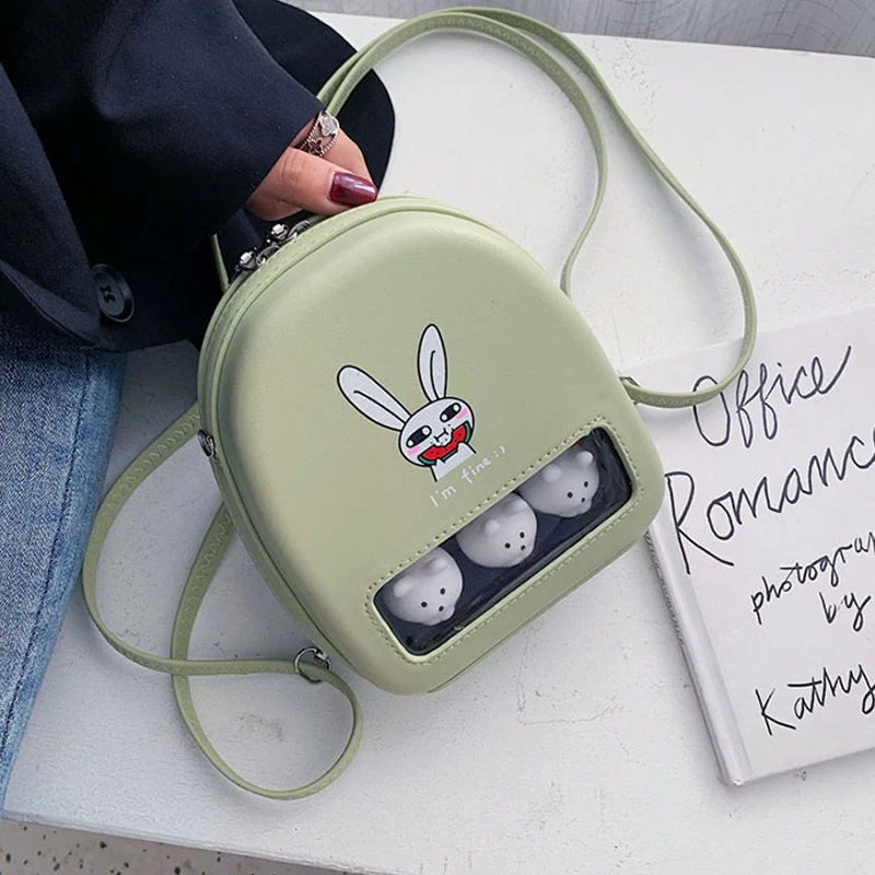 Милая Маленькая женская сумка 2019 новая волна модная мультяшная дикая через плечо