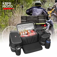 atv kemimoto universal rear rack seat bag for arctic cat for yamaha fz for polaris sportsman trail boss for cf moto for can am