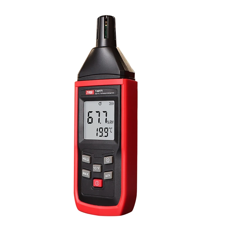 

TASI TA8171 Digital Temperature Humidity Meter Thermometer Accurate Measurement Hygrothermograph Handle Type Hygrometer