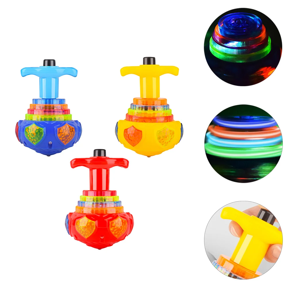 

3pcs Gyro Light Flashing Gyrator Shining with for Children Kids