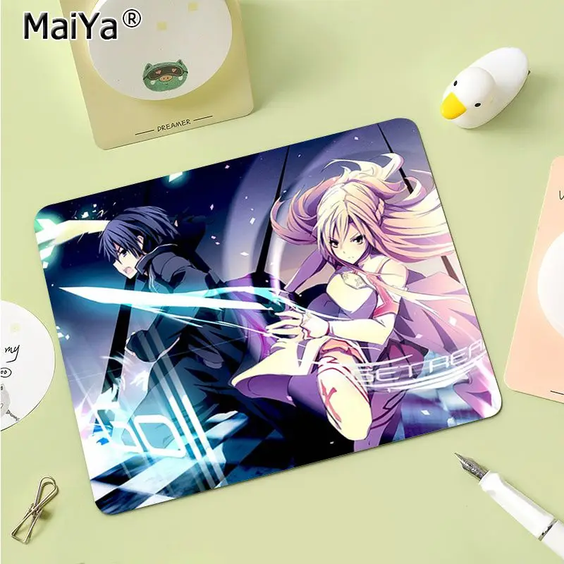 

MaiYa Personalized Cool Fashion Sword Art Online Silicone Pad to Mouse Game Smooth Writing Pad Desktops Mate gaming mouse pad