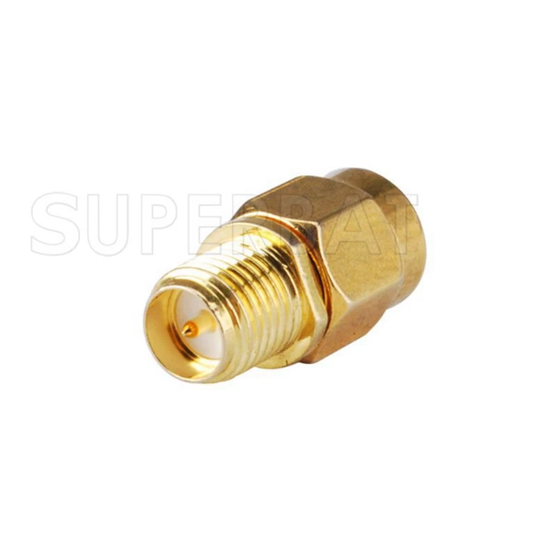 

Superbat RP-SMA Male to Female Adapters RP-SMA Plug to RP-SMA Jack Adapter Straight