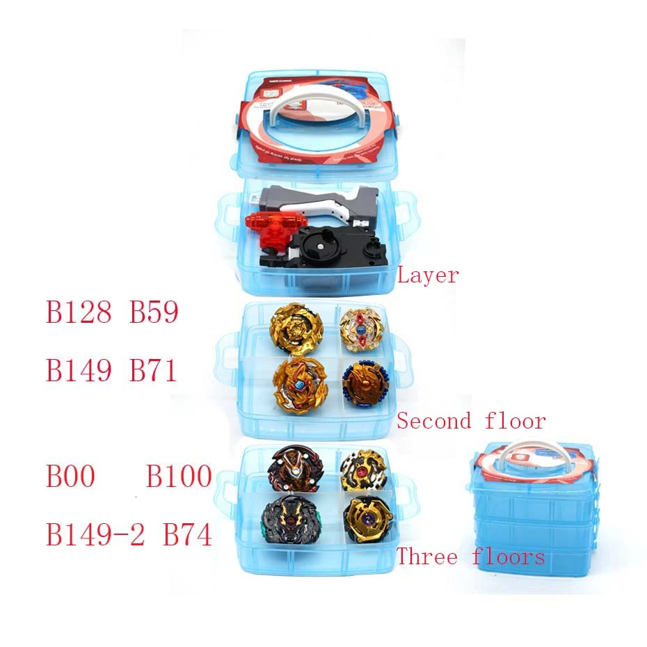 Новый топ Beyblade Burst Bey Blade игрушка из металла Funsion Bayblade набор коробка для хранения с