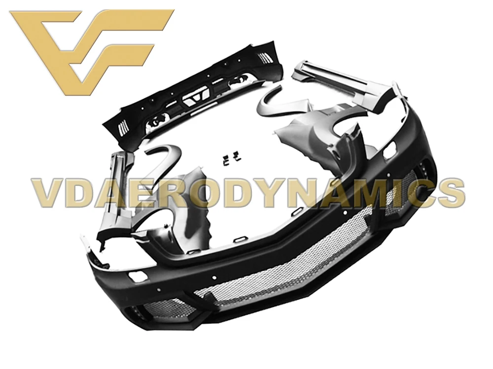 Подходит для 08-11 Benz R230 SL Class SL300 SL350 SL500 комплект с полным корпусом передние и задние