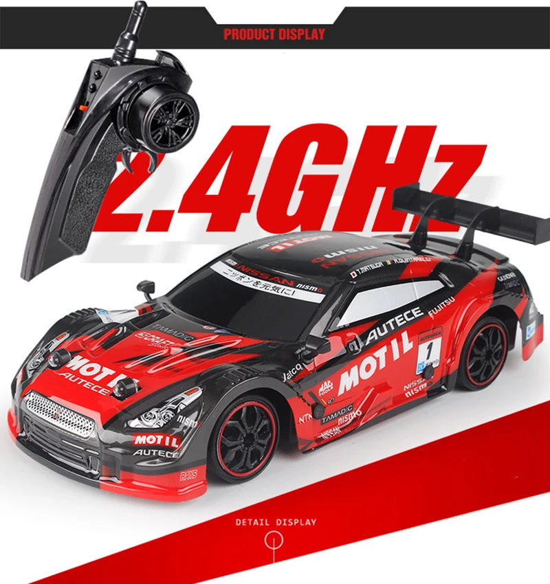 2.4g For Gtr 4wd Drift Racing Car Championship Off Road Rockstar Radio Remote Control Vehicle Electronic Hobby Toys