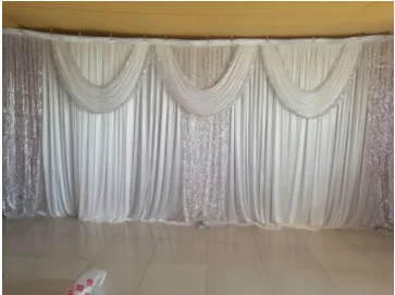 3*6 м три больших лоскута для свадебного фона занавески событий искусственные