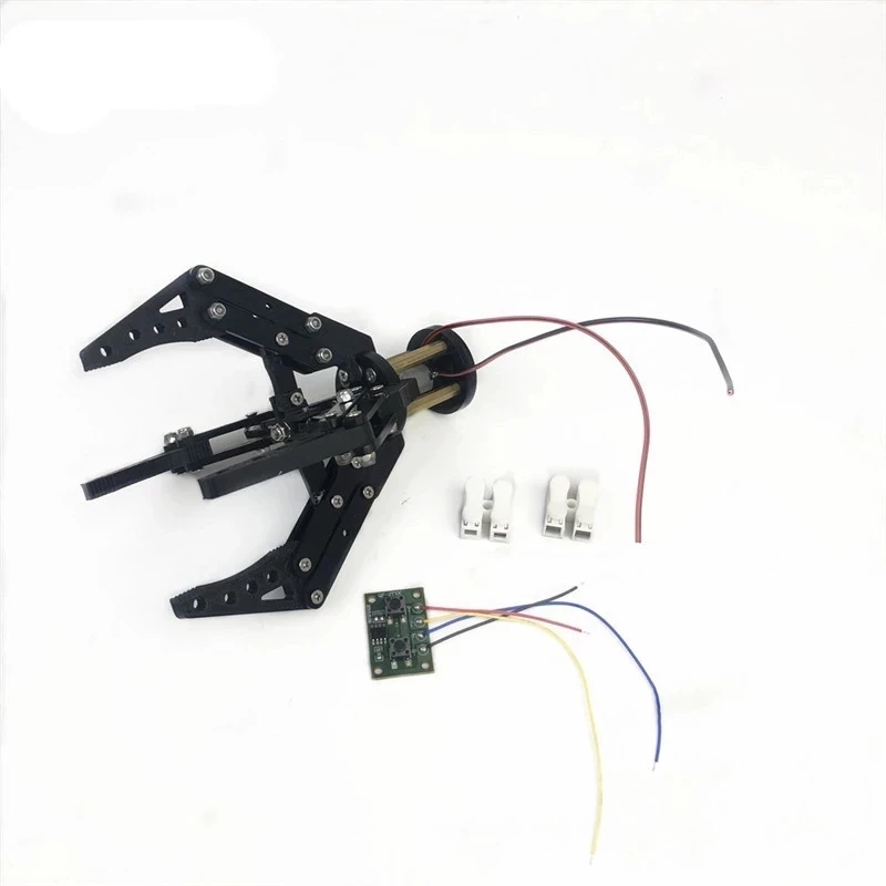Acrylic Mechanical Claw 3D Printing N20 Motor Clamp 6V 300rpm Robotic Gripper for Arduino DIY Robot Arm Manipulator Kit | Игрушки и